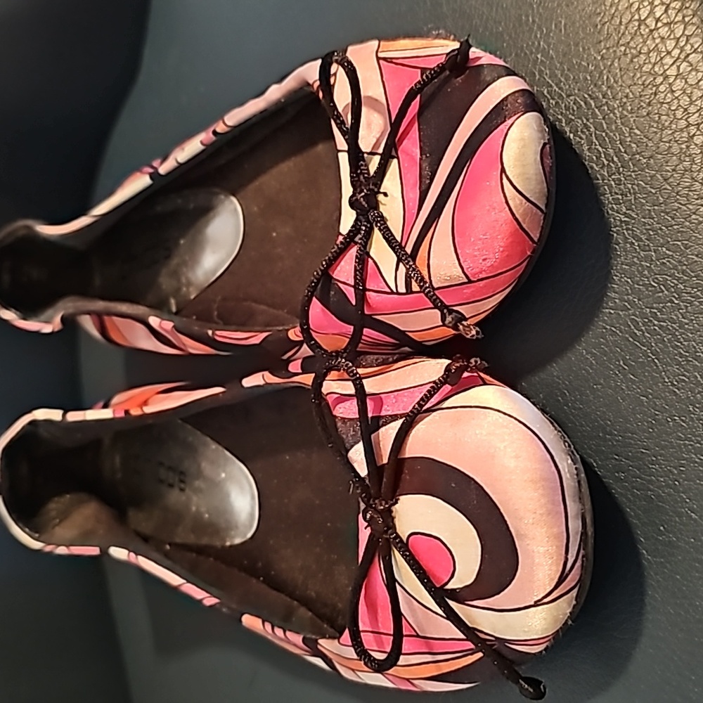 CHICOS ballet flats Groovy Silky sz 7 - Picture 3 of 6